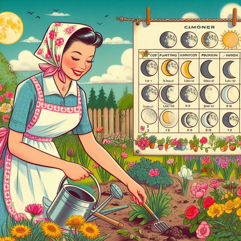 Garten bei Mond im Widder, Garten bei Mond im Widder &ndash; Energie &amp; schnelles Wachstum